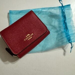 Coach Red Wallet